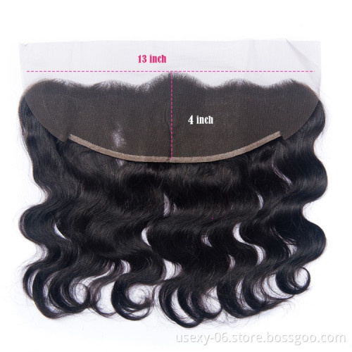 Usexy Wholesale Brazilian Hair Bundles Body Wave Human Hair Weave Bundles With Swiss Lace Frontal